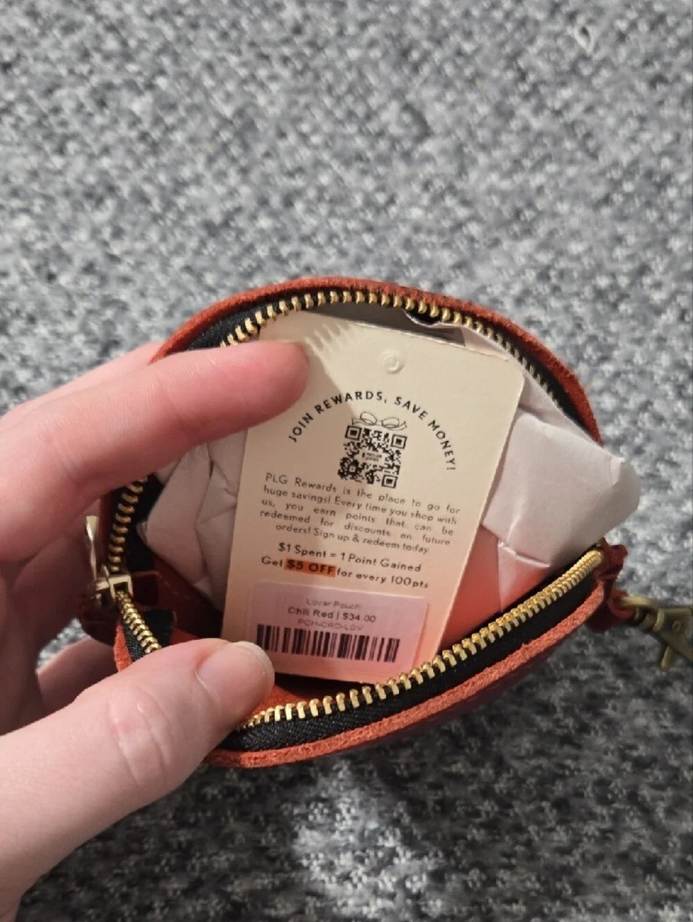 portland leather goods chili red